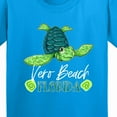 thumbnail image 4 of Inktastic Vero Beach, Florida Happy Sea Turtle Youth T-Shirt, 4 of 5