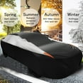 thumbnail image 3 of Car Cover Waterproof All Weather for Automobiles, Outdoor Full Cover Rain Sun UV Protection with Reflective Strip, Universal Fit for Sedan ( L - 185.03" x 70.86" x 59.05"), 3 of 8