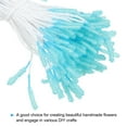 thumbnail image 3 of Uxcell 1mm Double Heads Flower Stamen, Artificial Flower Pistil Matt for DIY Christmas Decor, Blue 270 Pcs, 3 of 5