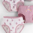 thumbnail image 4 of zuwimk Toddler Girls' Cotton Panties Baby Soft Assorted Briefs Underwear Random Multipack(Light Purple,1-2 Years), 4 of 5