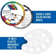 U.S. Art Supply 6 Piece Artist Drawing, Sketch and Painting - Paper and Brush Accessory Pack
