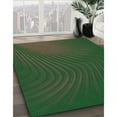 thumbnail image 3 of Ahgly Company Machine Washable Indoor Rectangle Transitional Dark Forest Green Area Rugs, 3' x 5', 3 of 7