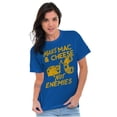 thumbnail image 4 of Funny Mac and Cheese Not Enemies Joke Men's Graphic T Shirt Tees Brisco Brands S, 4 of 6