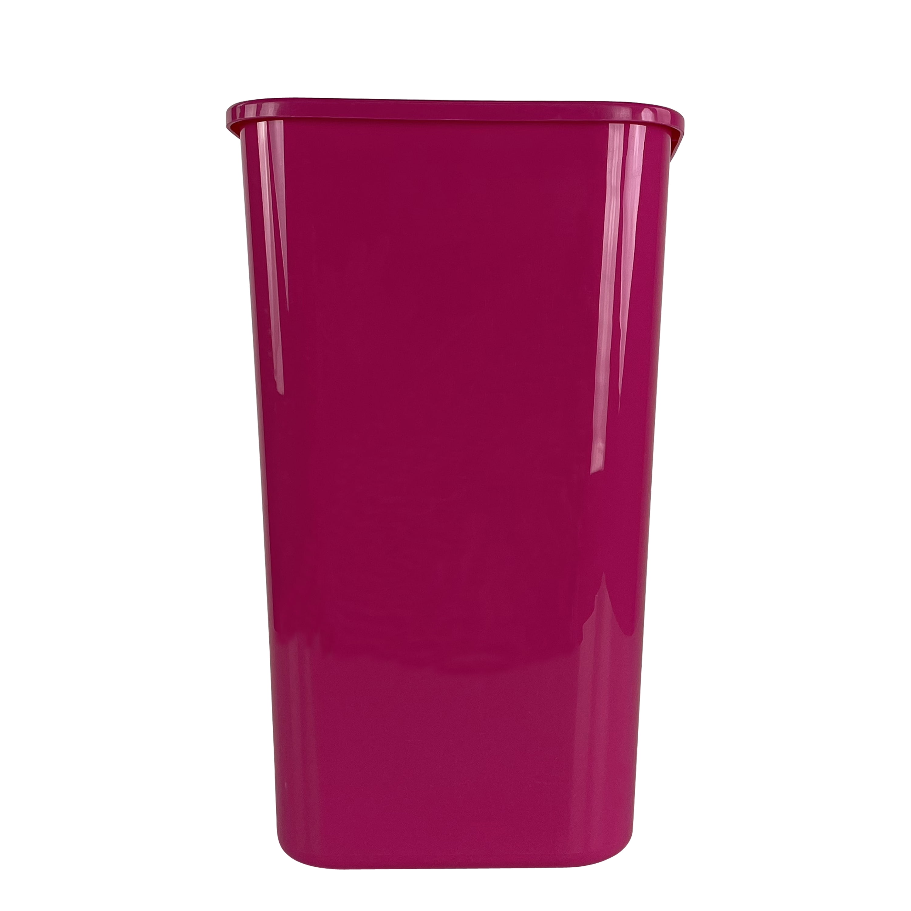 Eco Tech 5.5 gal Plastic Open Top Kitchen Trash Can, 6 Pack, Pink