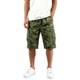 thumbnail image 2 of Dresfit Camo Shorts for Men Drawstring Long Cargo Shorts Summer 2026 Baggy Hiking Carpenter Shorts Camouflage Wide Leg Stretch Outdoor Bermuda Shorts 4XL, 2 of 7