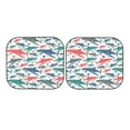 thumbnail image 5 of Lsque Colorful Shark 2 PCS Windshield Sun Shade | CarFoldable Window Covers | Car Accessories Reflect UV for Universal Cars SUV Truck | Small, 5 of 7