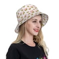thumbnail image 6 of Cauagu Avocado Lovers for Unisex Bucket Hat,Outdoor Summer Beach Fishing Sun Hat Hot Summer Reflective Bucket Hat Fun Outdoor Vacation Hat for Men and Women, 6 of 6