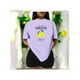 thumbnail image 2 of Playera Blusa De LimonesDolce Far Niente – Disfruta el Placer de No Hacer Nada con Estilo Color Lila Talla Chica Marca Emil SaEs, 2 of 4