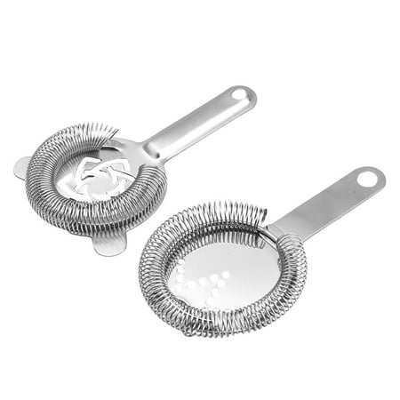 

2pcs Bartending Ice Filters Stainless Steel Bartending Tools Cocktail Strainers