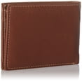 thumbnail image 3 of Cartera Timberland Wellington de piel con doble pliegue RFID, color coñac, 3 of 5