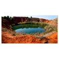 thumbnail image 2 of Bauxite Mine with Lake - Landscape Photo Canvas Art Print, 2 of 3