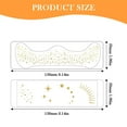 thumbnail image 3 of Freckle Stickers - Qbt-020 - Freckles Golden Glitter Stickers Long Lasting for Halloween and Parties Easy To, 1 Sheet of Freckle Stickers, Easter, Wedding Makeup Organizers, 3 of 8