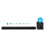 iLive v5.0 Bluetooth 2.1 Channel 32 Soundbar with Wireless Subwoofer, ITBSW222B, Black