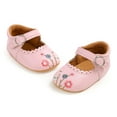 thumbnail image 7 of WAYUTE Toddler Girl Shoes Baby Sneakers Embroidered Soft Non Sole First Walking Shoes for Comfort Casual Outdoor, 7 of 7