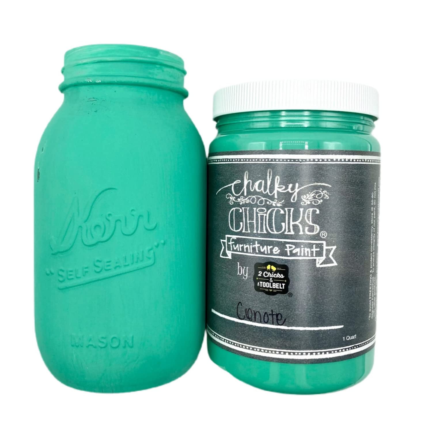 Chalky Chicks Matte Chalk Furniture Paint for Wood, Glass, Fabric