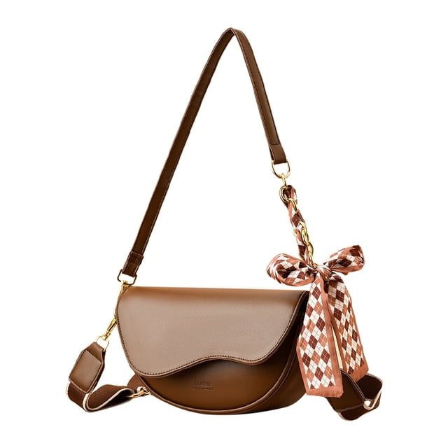 WEAIXIMIUNG Sac à Bandoulière Petit pour Femmes Sac à Bandoulière Doux Multifonction Léger Rétro