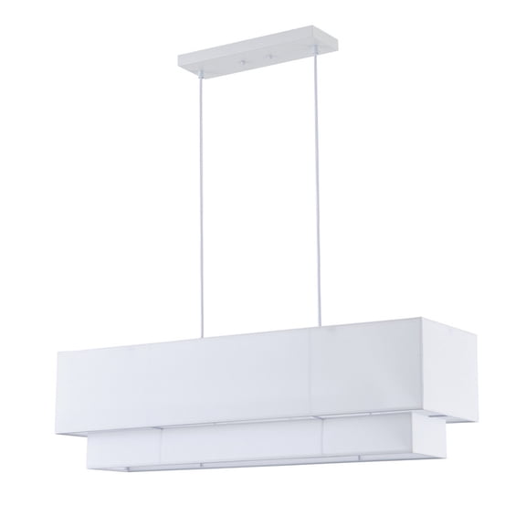 35.4 inches Modern Hanging Pendant Lights Adjustable Farmhouse Light Fixutres for Dining Room, Kitchen (E26 Base)