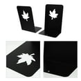 thumbnail image 3 of 2pcs Iron Bookends Art Book Racks Desk Organisers Desktop Bookshelfs (Black), 3 of 8