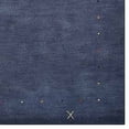 thumbnail image 4 of Rugsotic Carpets Hand Knotted Wool Area Rug 4'6''x6'6'' Blue Contemporary Rectangle Indoor Rug for Living Room, Bedroom Antimicrobial L00109, 4 of 4