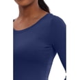 thumbnail image 3 of Healing Hands Women's Underscrub Soft Knit Melissa Longsleeve Scrub Tee with Breathable & Easy Care Fabric 5047, 3 of 9
