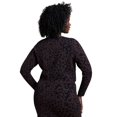 thumbnail image 2 of ELOQUII Women's Plus Size Intarsia Cardigan, 2 of 3