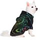 thumbnail image 2 of Fotbe Rainbow Glitter Sudadera con Estampado para Perros Pequeños – Suéter con Capucha para Mascotas, Tela Suave de Forro Polar con Bolsillo-Medium, 2 of 7