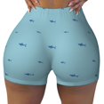 thumbnail image 2 of Disketp Party Shark Cute for Scrunch Butt Workout Shorts Women Seamless Soft Smooth Gym Yoga Scrunch Active Shorts-XX-Large, 2 of 8