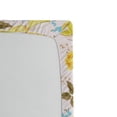 thumbnail image 2 of Ambesonne Kitchen Fitted Sheet, Tea Time Cups Flowers, Twin Size, Turquoise Yellow, 2 of 2