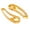 Golden, variant on Mountain Bike Folding Bike Handlebar End Additional Handlebar Handlebar Ends 1 Pair , Black