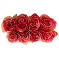 thumbnail image 3 of Nearly Natural 1510-DP Arrangement de Roses en Vase Noir, Rose Foncé, 3 of 3