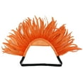 thumbnail image 2 of Zucker™ Rooster Feather Carnival Collar - Hot Orange, 2 of 2