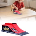 thumbnail image 2 of Finger Skateboard And Park Accessory Set, Diy Mini Skateboarding Ramps & Rails, Portable Finger Toy for Kids to Build Custom Courses, Develops Motor Skills, 2 of 9