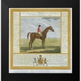 thumbnail image 2 of Spencer, Thomas 15x15 Black Modern Framed Museum Art Print Titled - Portrait and Pedigree, Bajazet, 2 of 5