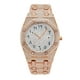 thumbnail image 1 of Reloj cristalino de la moda Reloj de pulsera de diamantes de lujo, reloj helado lleno de Bling cuadrado de la cara grande, 1 of 3