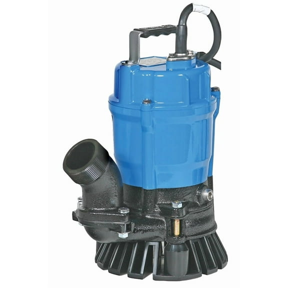 Tsurumi HS2.4S Manual Electric Semi Vortex Submersible Trash Single Phase Pump