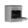 thumbnail image 4 of FORNO Giovanni 30-inch Gas Range Stainless Steel, 5 Burners 67,000 BTU, 4.32 cu.ft. Convection Oven, 4 of 5