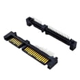 thumbnail image 1 of 100pcs SATA 7+15 22 Pin Straight Male Interface Socket Connector Port for Hard Drive HDD 22P, 1 of 5