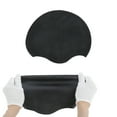 thumbnail image 5 of Gorro de natación geométrico impermeable de silicona negro de 1 pieza, 5 of 5