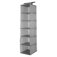 thumbnail image 7 of Simplify 6 Shelf Closet Organizer in Heather Gray, 7 of 7