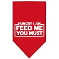 thumbnail image 5 of Pet and Dog Bandana Screen Printed, "Hungry I Am, Feed Me You Must", 5 of 10