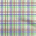 thumbnail image 1 of oneOone Tissu Viscose Georgette Vert à Carreaux Matériel de Robe Imprimé Tissu au Mètre 42 Pouces de Large, 1 of 4