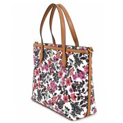 Tory Burch Women's Kerrington Small Top Zip Tote Shoulder Bag (Floral)