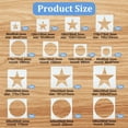 thumbnail image 2 of 14 Pcs 2 Styles Painting Stencils 7 Sizes Plastic 5 Point Star and Circular Stencils Different Paint Templates for Drawing Clothing Home Decor Wall Art Wooden Panels DIY, 2 of 7