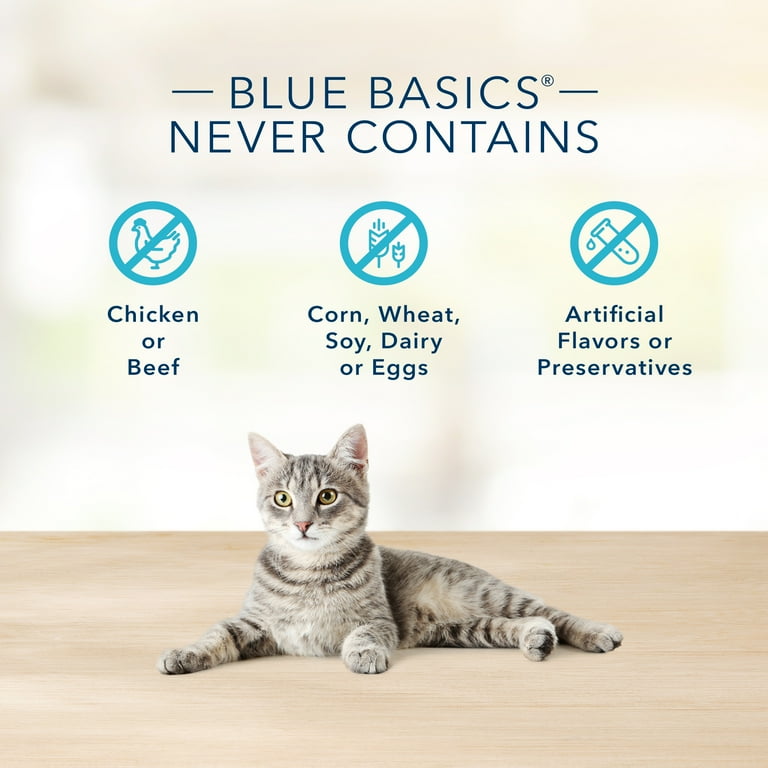 Blue Buffalo Basics Skin Stomach Care Indoor Turkey Pate Wet Cat