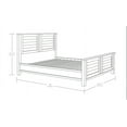 thumbnail image 3 of Better Homes & Gardens Modern Farmhouse Queen Platform Bed, Alabaster and Light Honey Finish, 3 of 9
