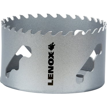 Lenox Speed Slot LXAH3338 Hole Saw, 3-3/8 in Dia, Carbide Cutting Edge