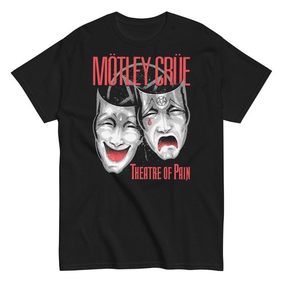 Motley Crue - Theatre of Pain Unisex T-Shirt - Black - Small