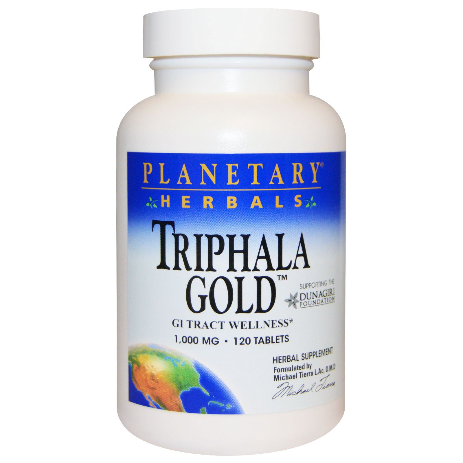 Herbals Triphala Gold, GI Tract Wellness, 1,000 mg, 120