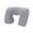 Gray, variant on Bed Pillows Travel Neck Pillow PVC Flocked U Shaped Cushion For Aviation Outdoor Home Use Portable Inflatable Cervical Support Pillow With Soft Velour Cover Pillows For Side Sleepers