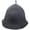 black, variant on Gray Polyester Quick Drying Sauna Cap Unisex Hair Turban Hat for Spa Steam Room Bathroom Travel